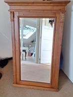 Facet geslepen spiegel in grenen lijst, Ophalen