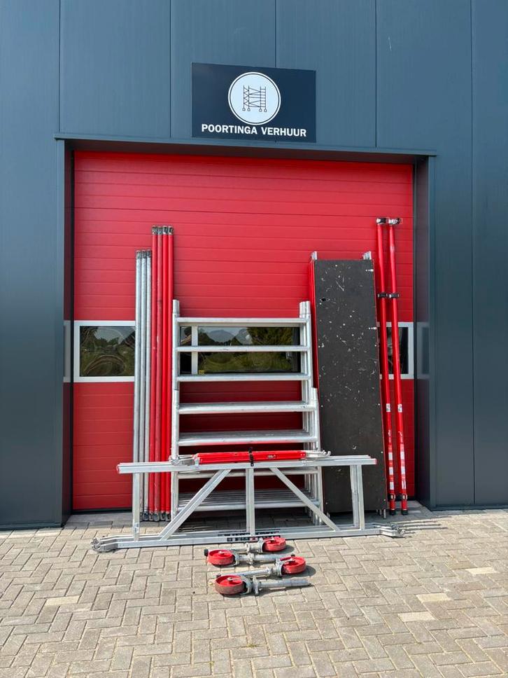 Altrex rolsteiger 9.2m wh, Doe-het-zelf en Verbouw, Steigers, Zo goed als nieuw, Rolsteiger of Kamersteiger, 5 meter of hoger