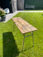 Vintage tafel/bureau, loods 5, Huis en Inrichting, Tafels | Sidetables, Gebruikt, 100 tot 150 cm, Vintage, Ophalen of Verzenden