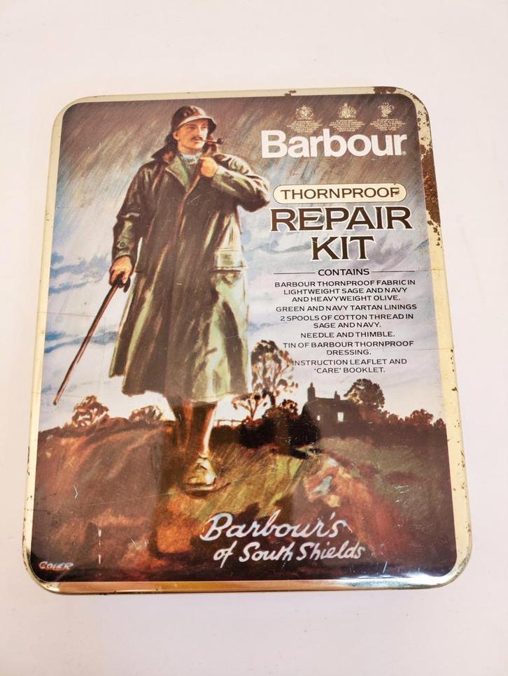 Barbour Thornproof Repair Kit - Vintage, Kleding | Dames, Overige Dameskleding, Zo goed als nieuw, Verzenden