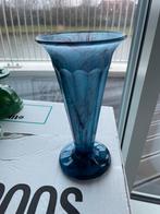 Davidson cloudglas vaas , blauw, Antiek en Kunst, Ophalen of Verzenden