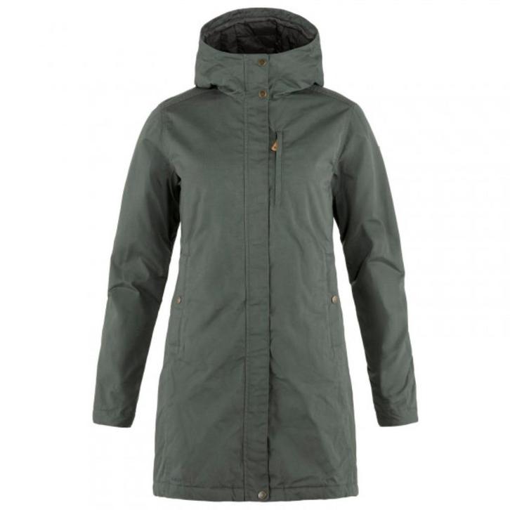 Fjällräven Kiruna padded parka - kleur basalt - Maat L, Kleding | Dames, Jassen | Winter, Zo goed als nieuw, Maat 42/44 (L), Grijs