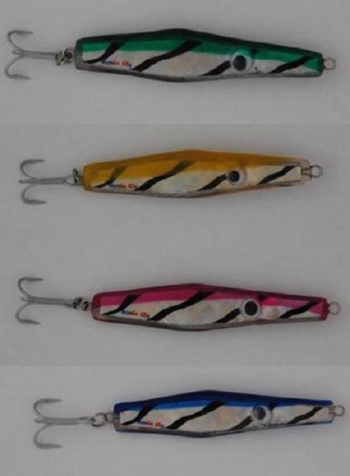 Nieuwe pilkers 40, 65 en 85 gram met epoxy coating, Watersport en Boten, Hengelsport | Algemeen, Nieuw, Kunstaas, Verzenden