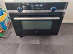 Siemens combi oven en magnetron model CM585AMS0, Witgoed en Apparatuur, Ovens, Gebruikt, Oven met grill, Inbouw, Draaiplateau