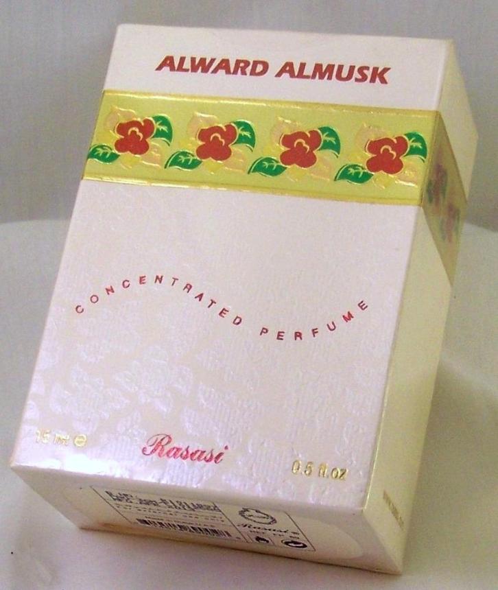 Arabian Rasasi parfum Alward Almusk 15 ml splash, box, Sieraden, Tassen en Uiterlijk, Uiterlijk | Parfum, Nieuw, Ophalen of Verzenden