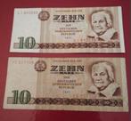 Germany Zehn Mark 10 mark Deutschen, Postzegels en Munten, Bankbiljetten | Europa | Niet-Eurobiljetten, Setje, Duitsland, Verzenden