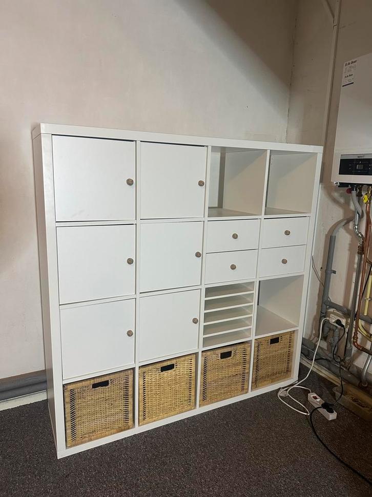 Ikea kallax kast - complete set, Huis en Inrichting, Kasten | Overige, Zo goed als nieuw, Ophalen