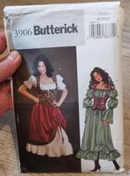 kledingpatroon Butterick 3906 Historische jurk Maat 18/20/22, Vrouw, Overige merken, Ophalen of Verzenden, Zo goed als nieuw