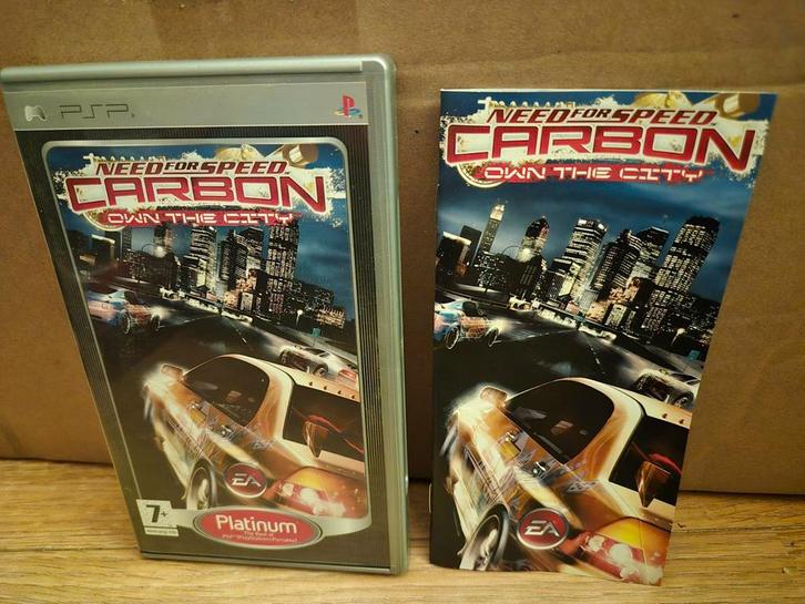NFS Need for Speed Carbon PSP, Spelcomputers en Games, Games | Sony PlayStation Portable, Zo goed als nieuw, Racen en Vliegen