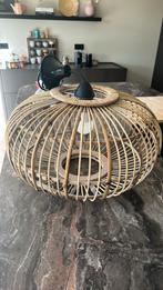 Plafondlamp rotan -  Kwantum, Huis en Inrichting, Lampen | Hanglampen, Ophalen of Verzenden, Zo goed als nieuw, Hout, Minder dan 50 cm