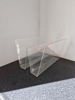 Vintage lectuurbak of tijdschriftenrek plexiglas, Huis en Inrichting, Woonaccessoires | Krantenbakken en Lectuurbakken, Ophalen of Verzenden