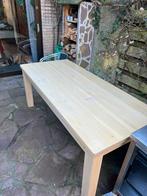 Massief Eiken (tuin) eettafel MOET Z.S.M WEG!, Ophalen, 50 tot 100 cm, Zo goed als nieuw, Vijf personen of meer