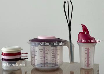 Tupperware 2l maatkan koksmaatje shaker klopper set of los beschikbaar voor biedingen