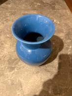 Blauwe Delfts Aardenwerk Vaas, Blauw, Aardewerk of Porselein, Ophalen of Verzenden, Zo goed als nieuw