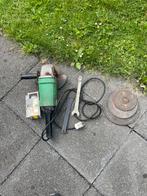 Hitachi Haakse Slijper met Schijven, Ophalen of Verzenden, Gebruikt, 1000 watt of meer, Haakse handslijpmachine