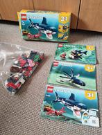 LEGO Creator 31088 ( 3 in 1 ) - Diepzee wezens, Ophalen of Verzenden, Zo goed als nieuw