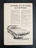 Oude reclame / Advertentie AMC Javelin SST 1968, Ophalen of Verzenden, Gelezen, Overige merken