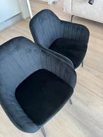 4 stuks eetkamer stoelen, Ophalen, Zwart, Zo goed als nieuw, Vier
