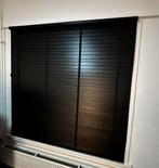 Zwarte Houten Jaloezie met Ladderband 50MM, Ophalen, Zo goed als nieuw, 150 tot 200 cm