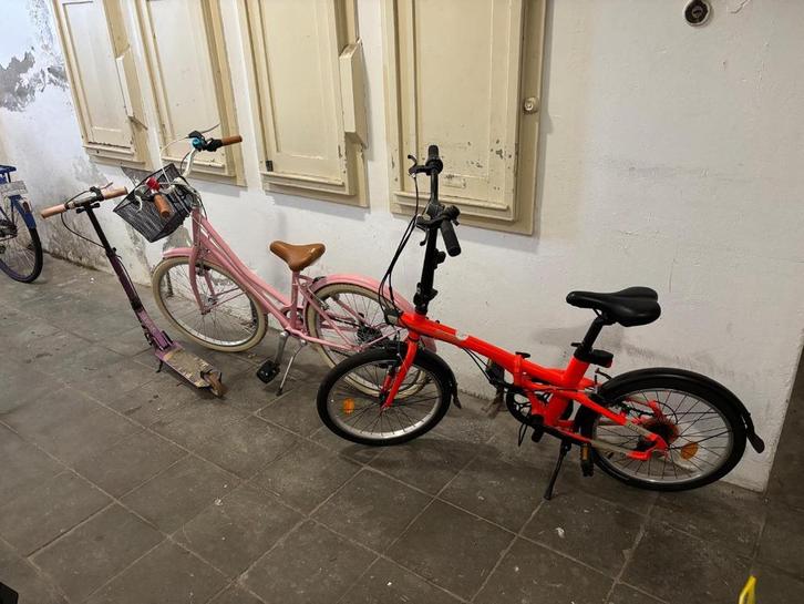 Decathlon BTWIN FOLDING BIKE TILT 500 20 inch Orange w Cover, Fietsen en Brommers, Fietsen | Vouwfietsen, Zo goed als nieuw, Overige merken