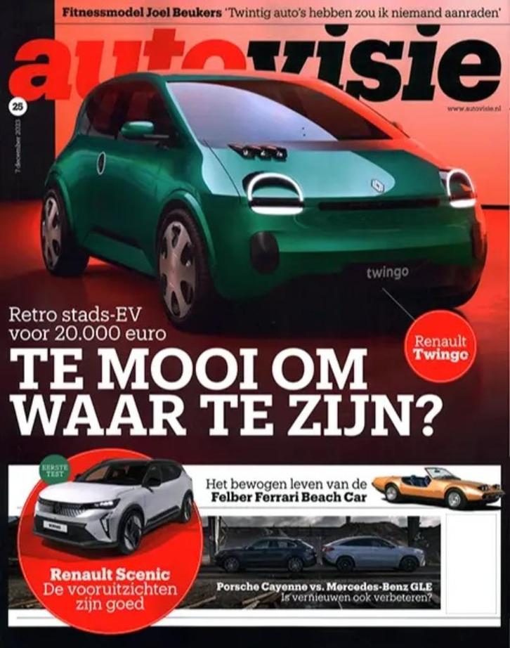 Autovisie 25 2023 : VW Tiguan - Audi A7 Sportback - Mercedes, Boeken, Auto's | Folders en Tijdschriften, Gelezen, Algemeen, Ophalen of Verzenden