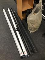 Projectiescherm, Ophalen, Gebruikt, Zwart, 150 tot 200 cm