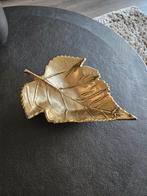 Goud kleurige schaal in vorm van een blaadje. Goede staat, Ophalen of Verzenden, Zo goed als nieuw, Overige typen