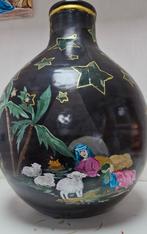 Handgeschilderde Kerststal Vaas, Ophalen of Verzenden