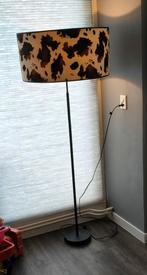 Lampenkap met koeienprint, Rond, Bruin, Ophalen of Verzenden, Zo goed als nieuw