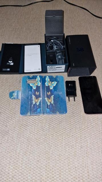 Samsung S8, 64GB Roze Pink, Hoesje, geen Sim, in goede staat beschikbaar voor biedingen