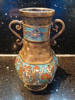 Antieke bronzen cloissonné vaasjes, Antiek en Kunst, Antiek | Vazen, Ophalen of Verzenden