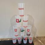 10 FC Twente Bekers bier glazen voetbal verzamelen bierglas, Glas of Glazen, Gebruikt, Ophalen of Verzenden, Glas