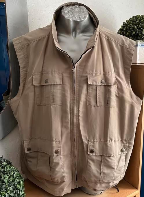 Canson bodywarmer maat 4XL, Kleding | Heren, Bodywarmers, Zo goed als nieuw, Overige maten, Blauw, Ophalen of Verzenden