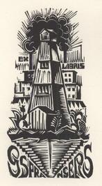 2012 Ex Libris Nederland : Paul Windhausen , z.j., Antiek en Kunst, Kunst | Etsen en Gravures, Verzenden