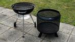 Weber BBQ + Heat Oudoor trommelpot vuurkorf, Ophalen, Zo goed als nieuw, Weber, Met accessoires