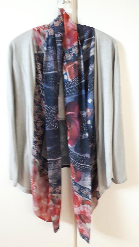 Key Largo damesvest, maat S, Kleding | Dames, Truien en Vesten, Zo goed als nieuw, Maat 36 (S), Grijs, Ophalen of Verzenden