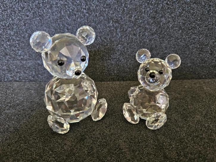 Swarovski 2x beer medium en klein, Verzamelen, Swarovski, Zo goed als nieuw, Figuurtje, Ophalen of Verzenden