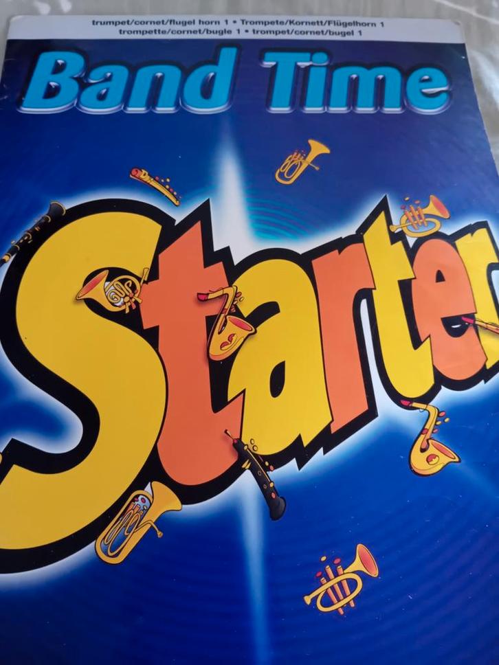 Band Time Starter trompet/cornet/bugel 1, Muziek en Instrumenten, Bladmuziek, Gebruikt, Les of Cursus, Overige genres, Trompet