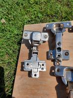 Kastdeur Scharnieren - Set van 12, Doe-het-zelf en Verbouw, Hang- en Sluitwerk, Ophalen of Verzenden, Gebruikt, Overige materialen