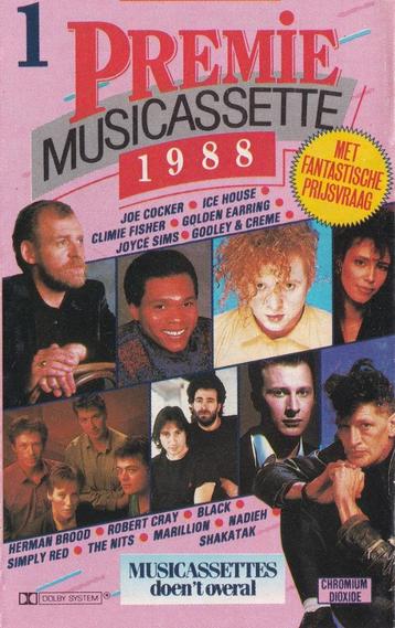 Cassettebandje Premie Musicassette 1988 Volume 1 beschikbaar voor biedingen