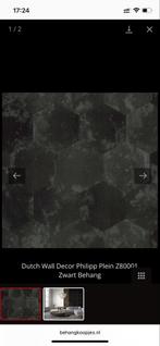 Philipp Plein Behang Z80001 - Nieuw! 4 rollen, Huis en Inrichting, Ophalen, 25 tot 50 m², Zwart