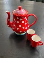 Olily theepot + 2 mokken, Ophalen, Zo goed als nieuw, Bord(en), Overige stijlen