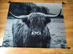 Wandkleed met Schotse Hooglander, Ophalen, Zo goed als nieuw