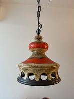 Vintage hot lava Hanglamp, Ophalen, Gebruikt, Metaal, Minder dan 50 cm