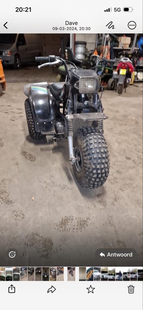 kawasaki KLT 185 met landbouw kenteken, Motoren, Quads en Trikes, Ophalen of Verzenden