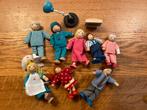 Houten Poppen Familie poppenhuis, thema ziekenhuis, Kinderen en Baby's, Speelgoed | Poppen, Ophalen, Gebruikt, Overige typen