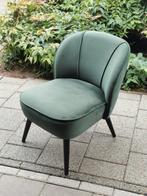 Groene Westwing Lucky Fauteuil zgan, Huis en Inrichting, Fauteuils, Ophalen, Hout, Minder dan 75 cm, Zo goed als nieuw