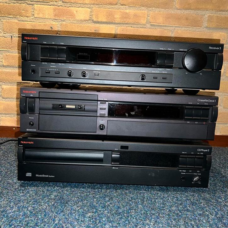 Nakamichi Hifi Set - Receiver 3 CD Player 2  Cassette Deck 1, Audio, Tv en Foto, Stereo-sets, Gebruikt, Cassettedeck, Overige merken