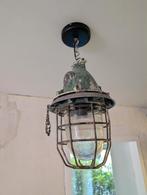 Oude industriele bunker grote bully kooilamp H40 B25, Huis en Inrichting, Lampen | Hanglampen, Ophalen, Gebruikt, Minder dan 50 cm