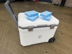 Brisby 45 Liter Verrijdbare Koelbox met 4 Koelelementen WIT, Caravans en Kamperen, Verzenden, Nieuw, Koelbox, Koelelement
